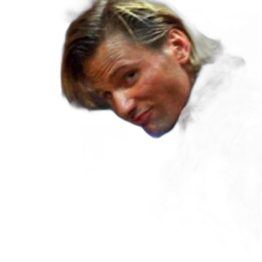 hair, face, staff, jacket transparent PNG cut-out