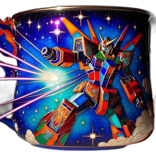 concept art, 3d render, outer space, ceramic transparent PNG cut-out