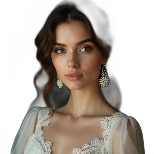 jewelry, dress, crown, face transparent PNG cut-out
