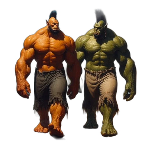 concept art, comic book art, 3d render, fantasy art transparent PNG cut-out