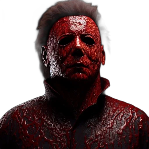 mask, face, creature, 3d render transparent PNG cut-out