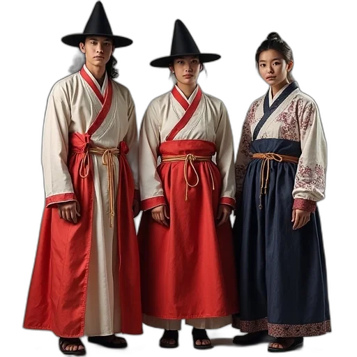 staff, dress, red, hanbois transparent PNG cut-out