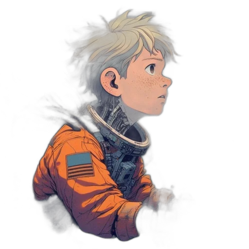 jacket, face, robot, creature transparent PNG cut-out
