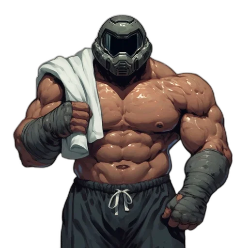 robot, mask, comic book art, concept art transparent PNG cut-out