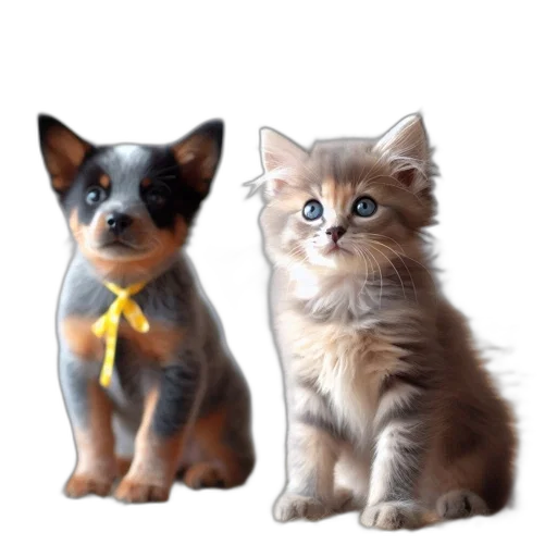 animal, staff, photorealistic, 3d render transparent PNG cut-out