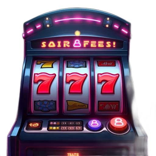 weapon, 3d render, neon lights, slot transparent PNG cut-out