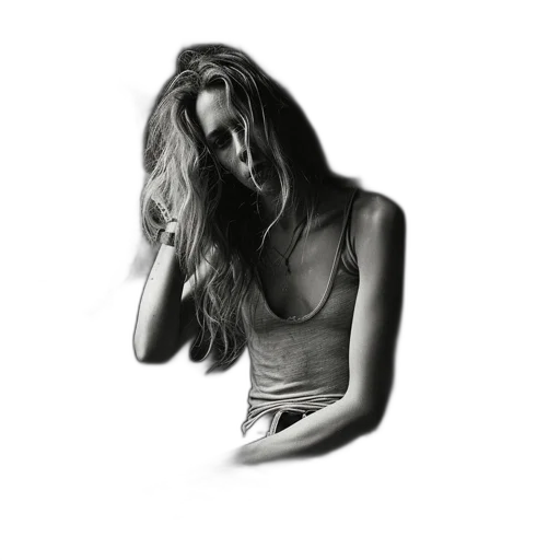 hair, face, dress, jewelry transparent PNG cut-out