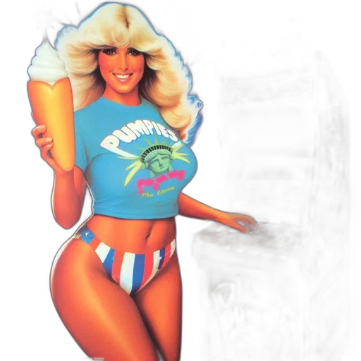 hat, vaporwave, pixel art, photorealistic transparent PNG cut-out