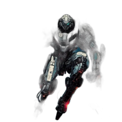 robot, weapon, creature, dragon transparent PNG cut-out