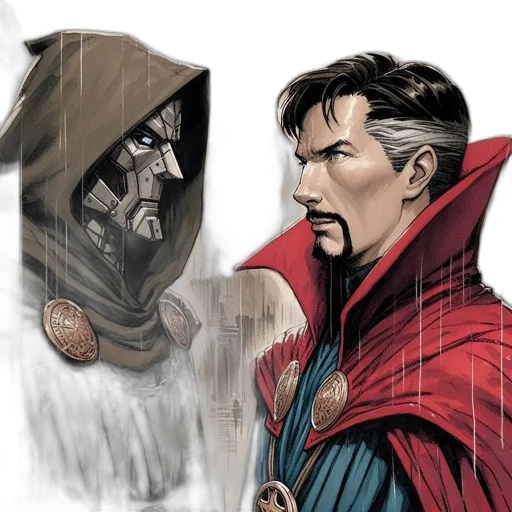 mask, comic book art, concept art, fantasy art transparent PNG cut-out