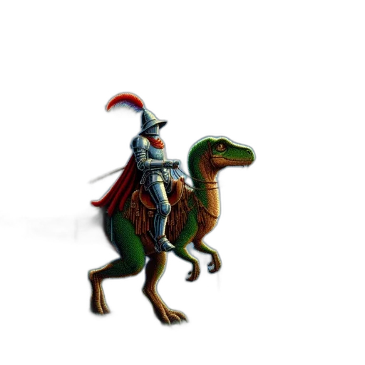 dragon, staff, animal, creature transparent PNG cut-out