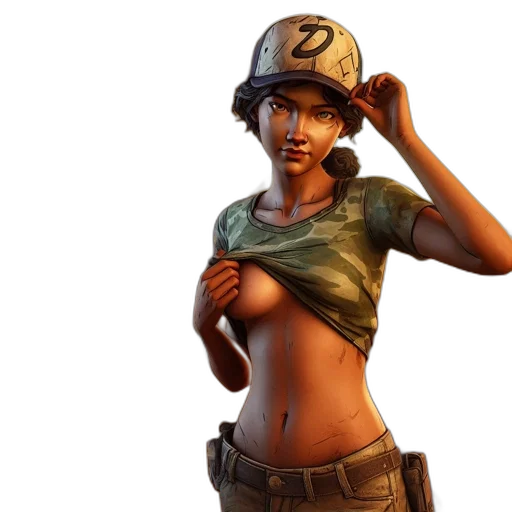 hat, concept art, 3d render, comic book art transparent PNG cut-out