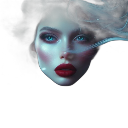face, mask, photorealistic, fantasy art transparent PNG cut-out