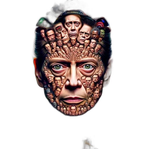 mask, face, creature, robot transparent PNG cut-out