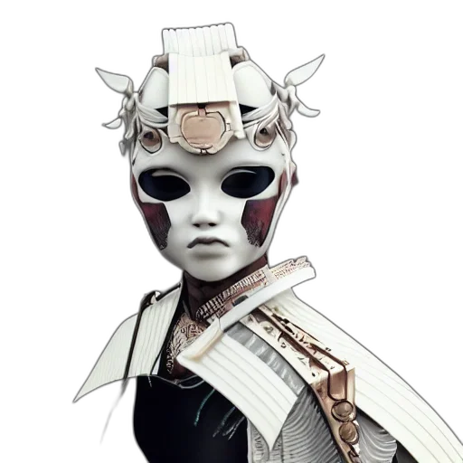 mask, robot, face, staff transparent PNG cut-out