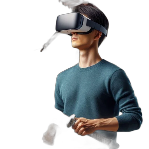 concept art, 3d render, young, man transparent PNG cut-out