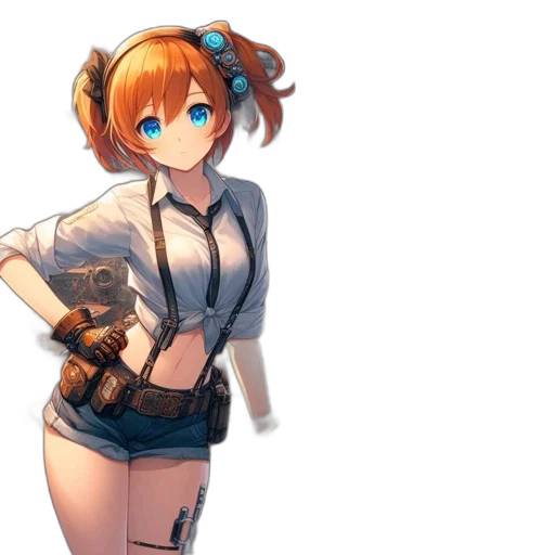 staff, weapon, dress, jacket transparent PNG cut-out