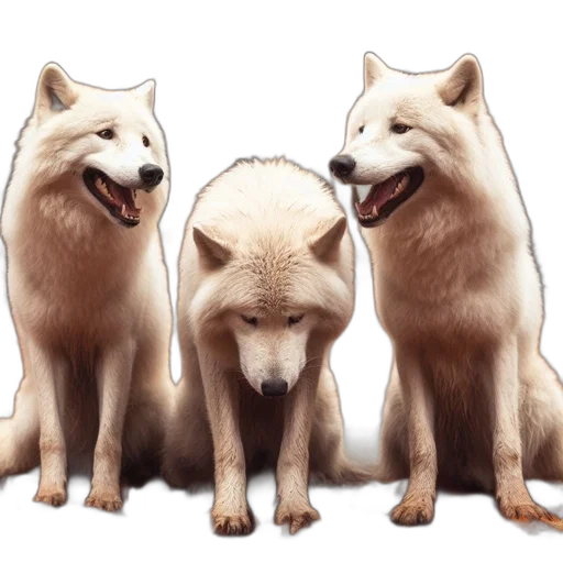 animal, concept art, photorealistic, 3d render transparent PNG cut-out