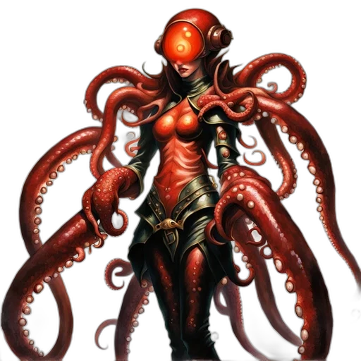 creature, concept art, comic book art, fantasy art transparent PNG cut-out