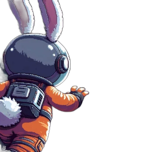 robot, concept art, pixel art, comic book art transparent PNG cut-out