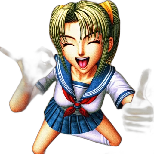 face, staff, weapon, anime transparent PNG cut-out