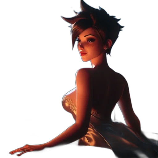dress, crown, staff, concept art transparent PNG cut-out