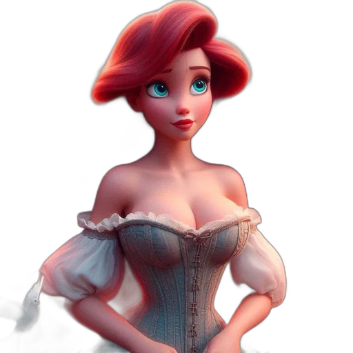 dress, 3d render, concept art, fantasy art transparent PNG cut-out