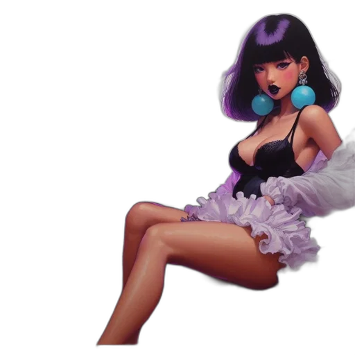 dress, 3d render, concept art, fantasy art transparent PNG cut-out