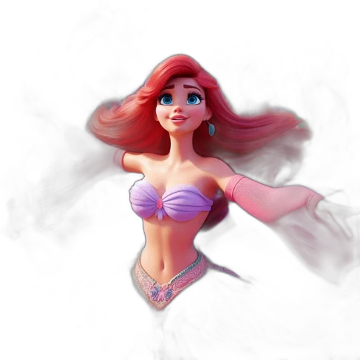 dress, fantasy art, concept art, 3d render transparent PNG cut-out