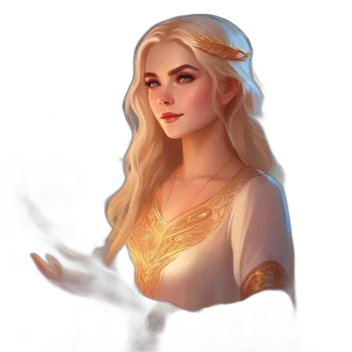 dragon, face, crown, staff transparent PNG cut-out