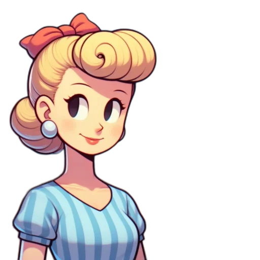 dress, staff, pixel art, cartoon transparent PNG cut-out