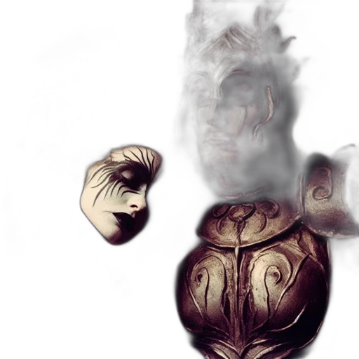 mask, face, crown, robot transparent PNG cut-out