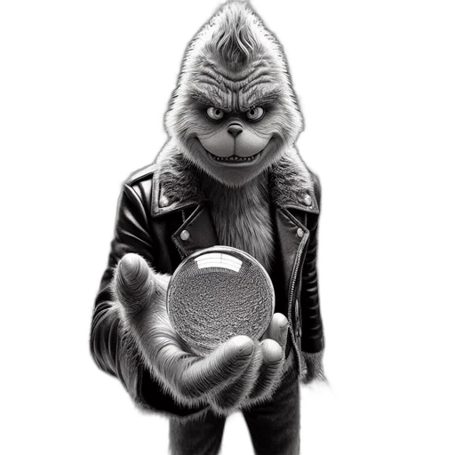 mask, jacket, staff, animal transparent PNG cut-out