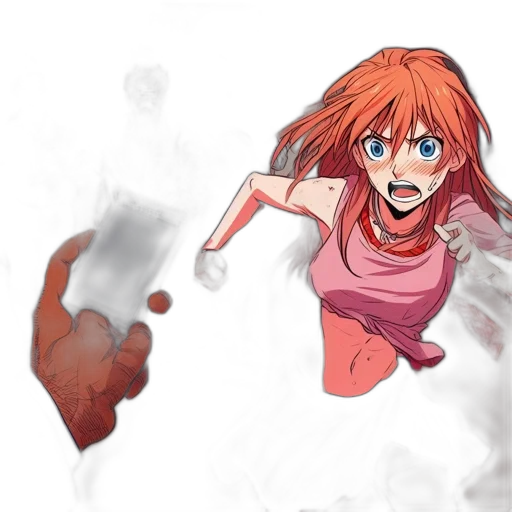 weapon, dress, creature, face transparent PNG cut-out