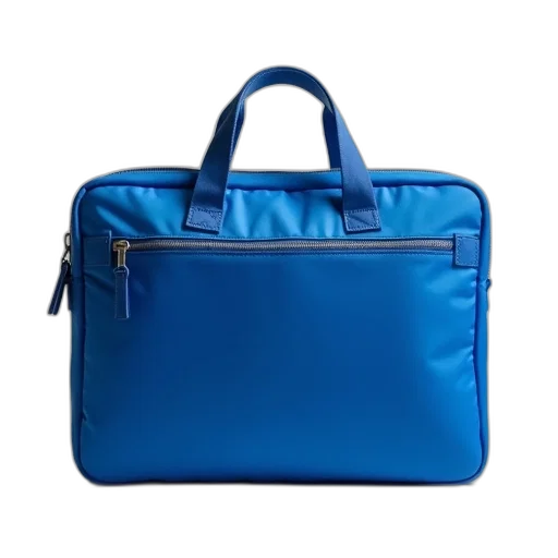 blue, bag, lightweight, nylon transparent PNG cut-out