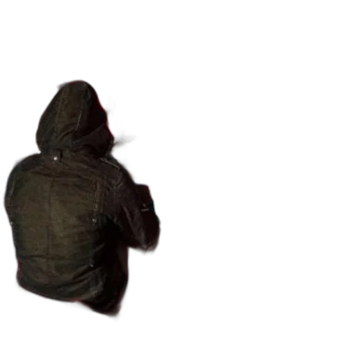 jacket, hat, mask, weapon transparent PNG cut-out