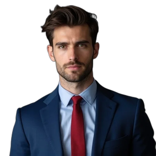 jacket, staff, face, hair transparent PNG cut-out