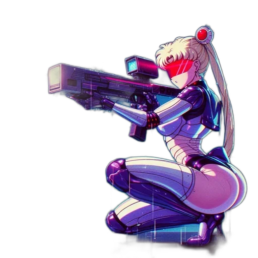 weapon, robot, staff, sword transparent PNG cut-out