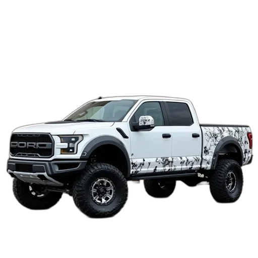 car, white, truck, camo transparent PNG cut-out