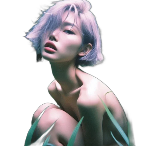 face, creature, hair, dress transparent PNG cut-out