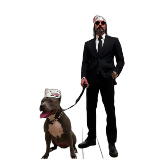 animal, staff, robot, hat transparent PNG cut-out