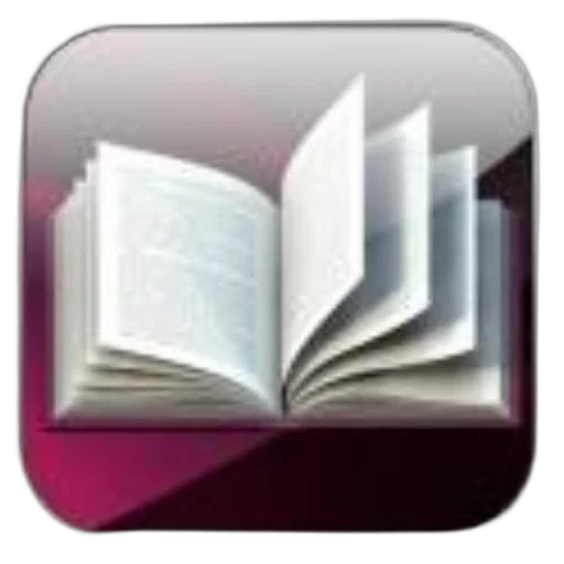 3d render, icon, open, book transparent PNG cut-out