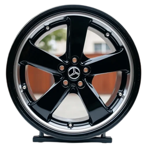 car, 3d render, close-up, black transparent PNG cut-out