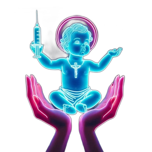 staff, weapon, vaporwave, concept art transparent PNG cut-out