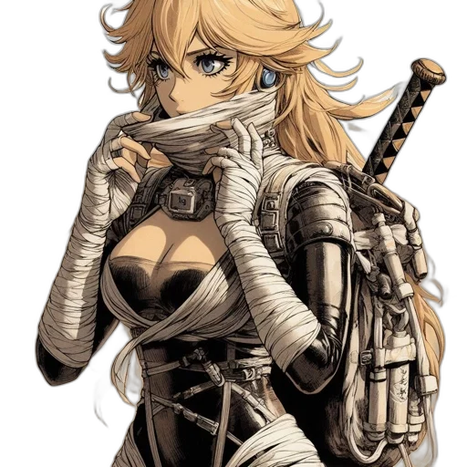 weapon, comic book art, concept art, anime transparent PNG cut-out