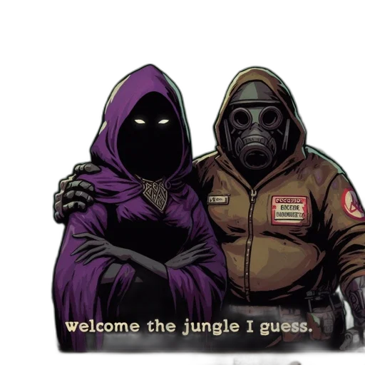 jacket, mask, animal, concept art transparent PNG cut-out