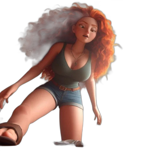 hair, dress, concept art, fantasy art transparent PNG cut-out