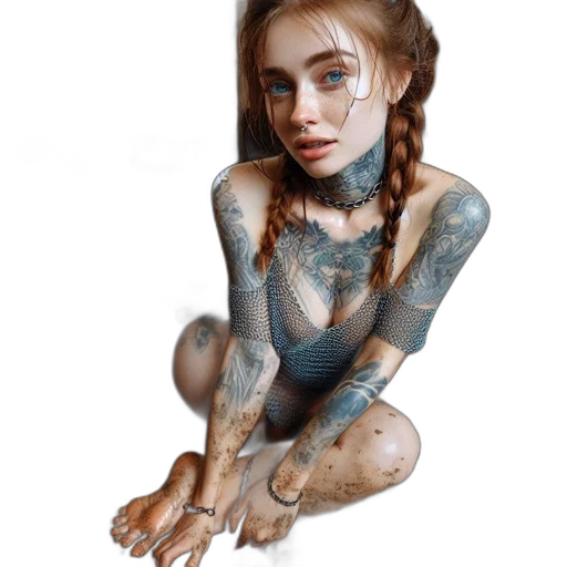 jewelry, dress, face, creature transparent PNG cut-out