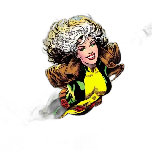 comic book art, concept art, cartoon, fantasy art transparent PNG cut-out