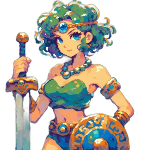 staff, weapon, sword, crown transparent PNG cut-out
